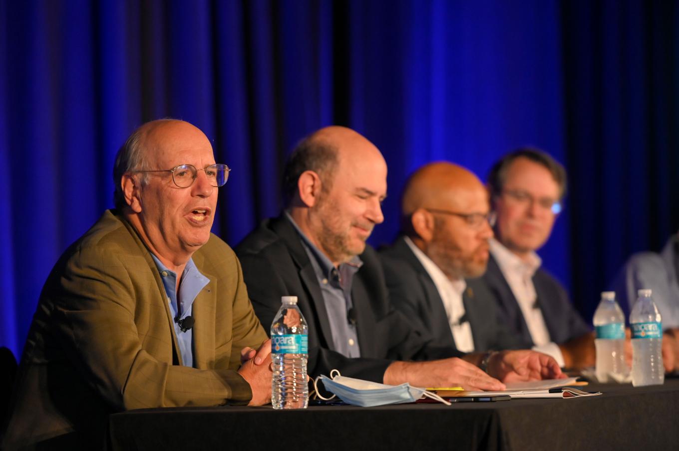 Harry Katz at a panel discussion