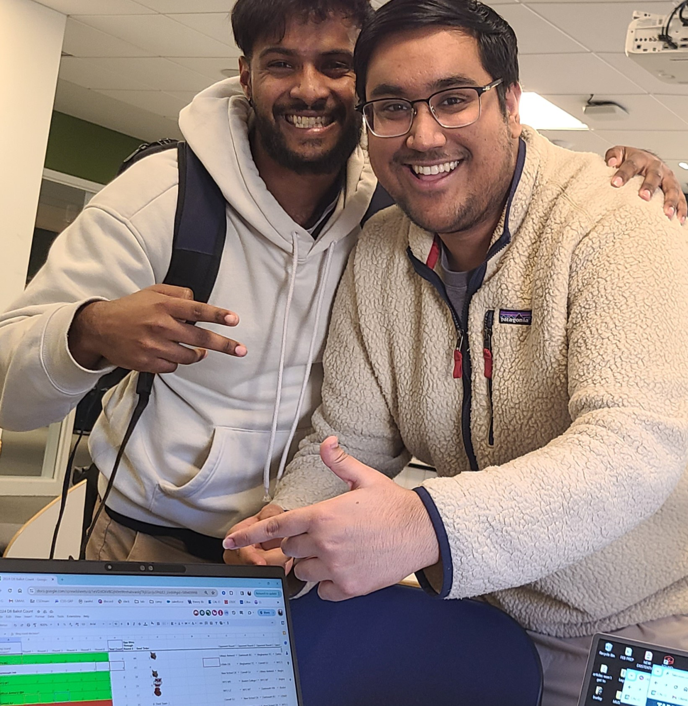 Praveen Gunendran, CALS ’24 and Devansh Jotsinghani, Brooks ’24 