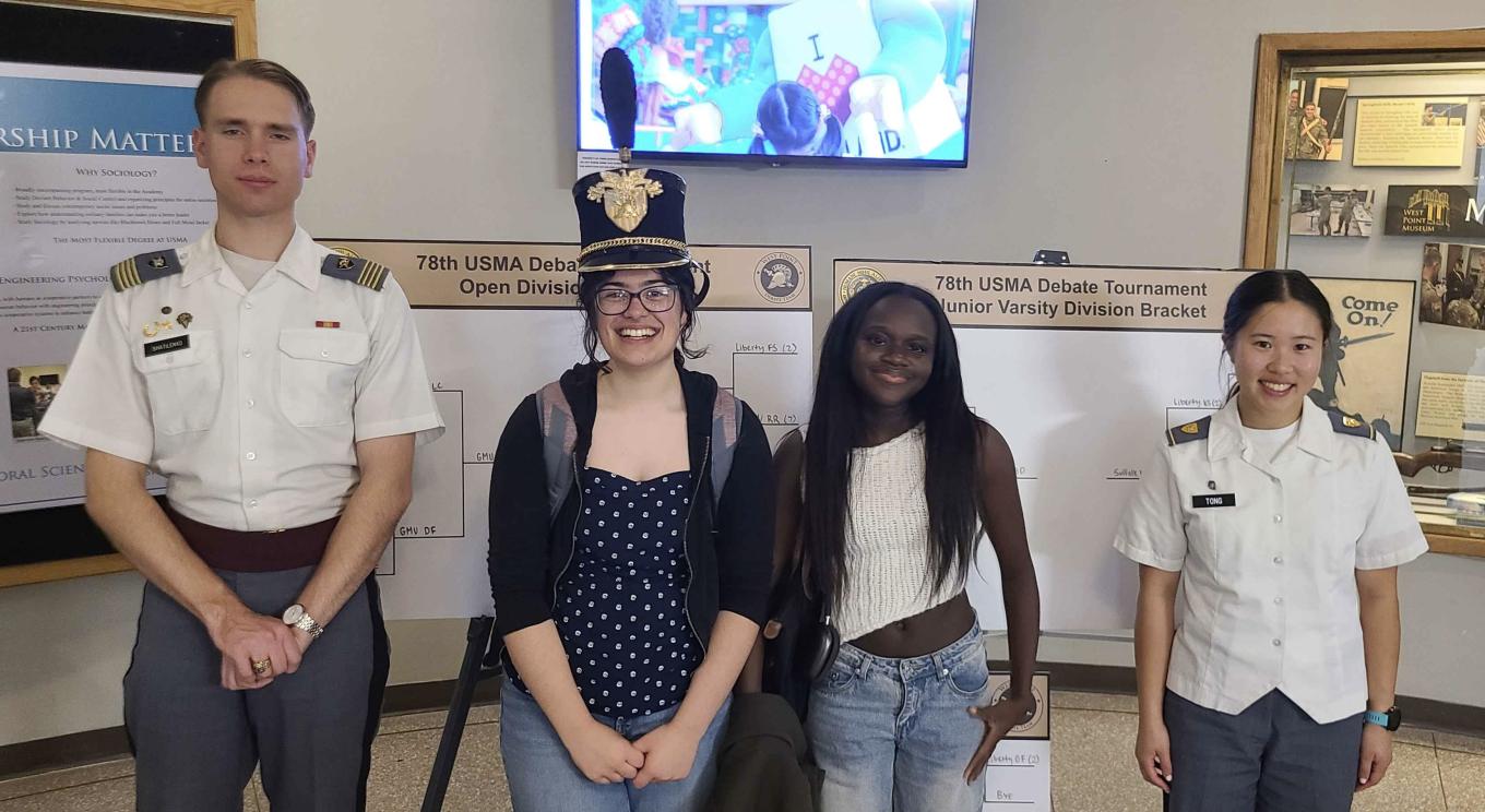 Policy - Mia & Absa at USMA fall 2024 (cool hat)