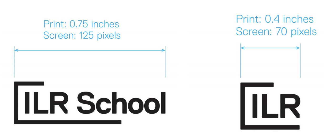 Wordmark sizing