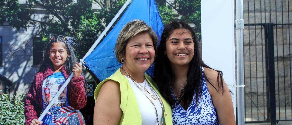 Patricia Campos-Medina and TPS project participant 