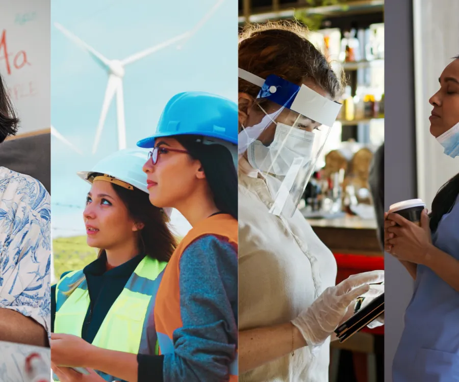 Women working during the pandemic