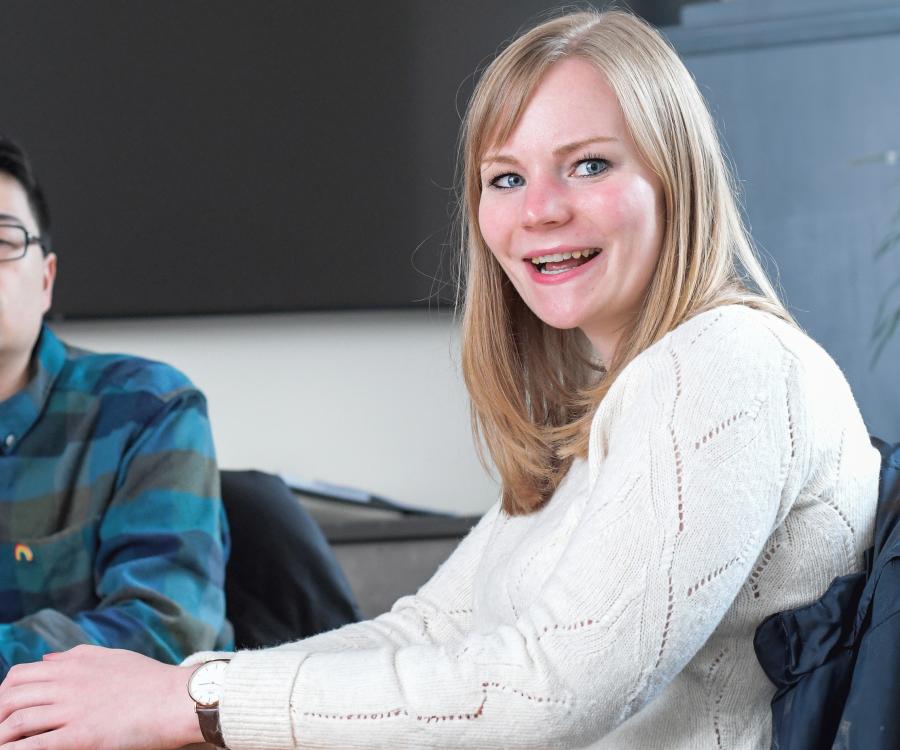 MILR Student sitting at table