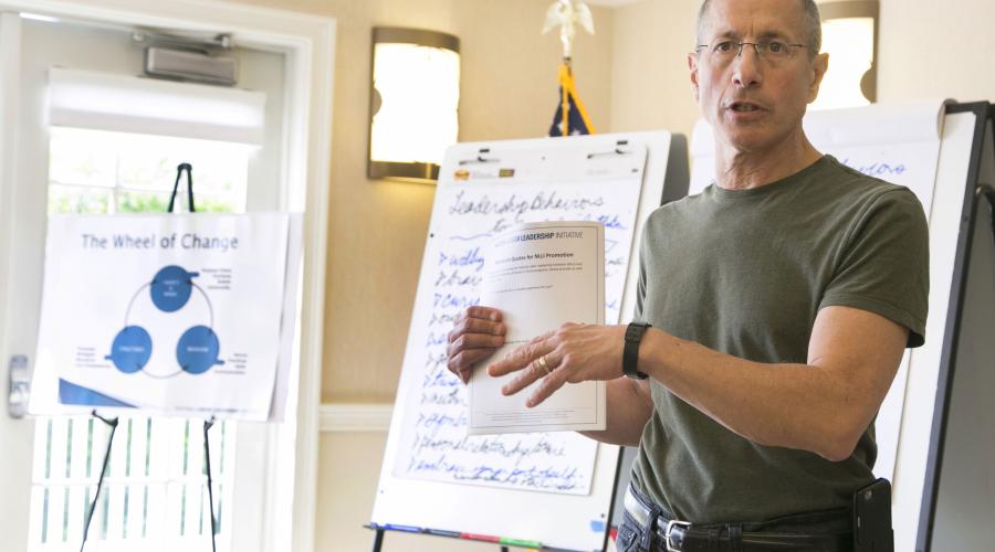 Jeff Grabelsky at a National Labor Leadership Institute training 