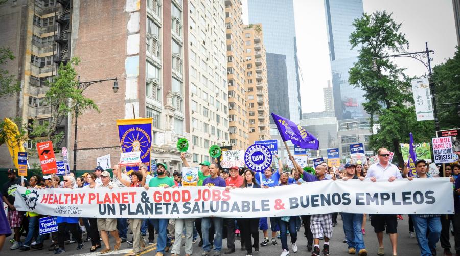 Labor at the People's Climate March