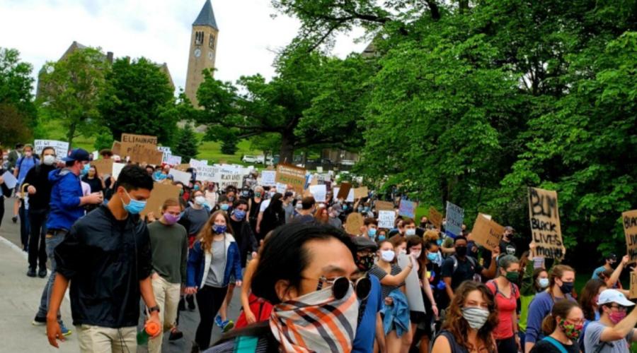 Black Lives Matter Protest in Ithaca New York