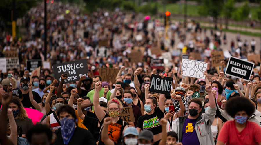 Protestors for Black Lives Matter