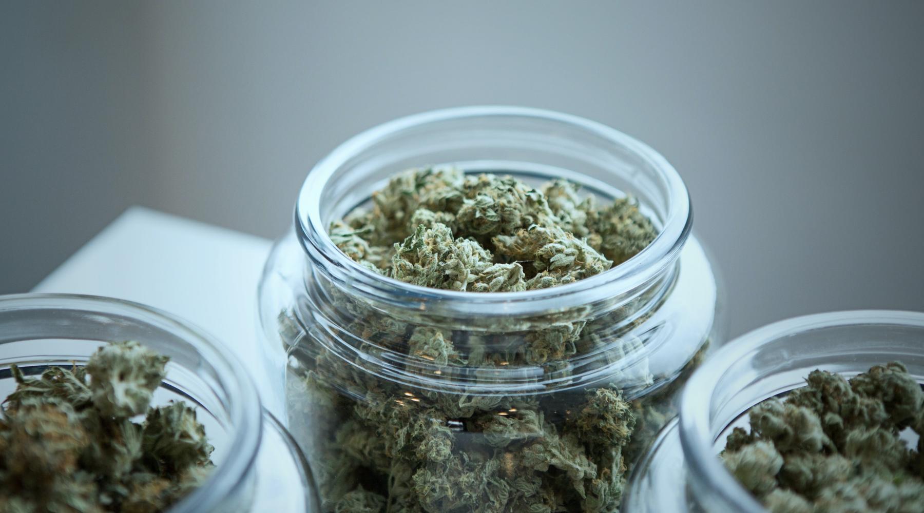 containers of cannabis