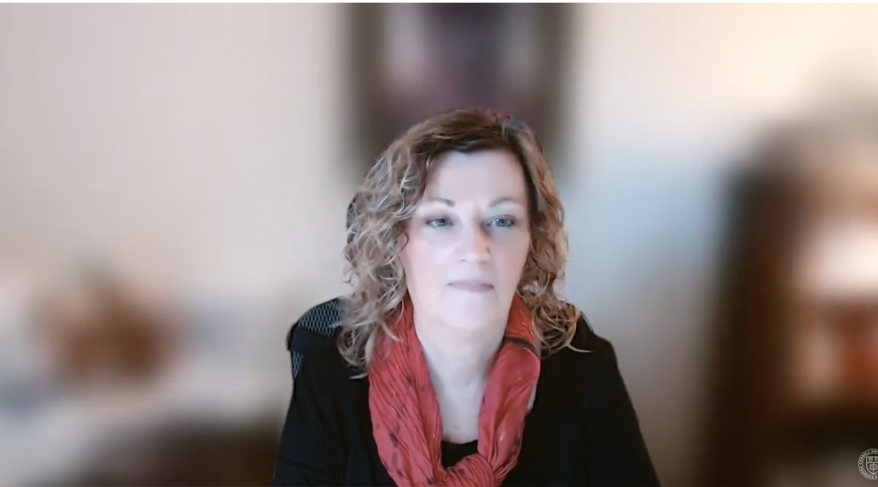 Ellen Gallin Procida sitting down.