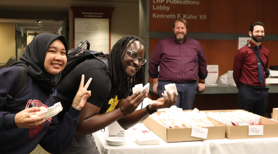 Students at the 2023 Cookie Day