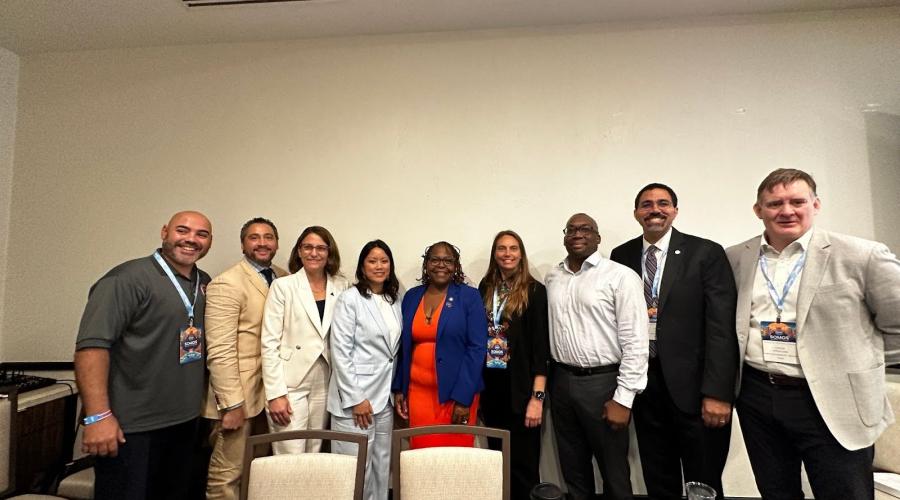 A group photo of the panelists