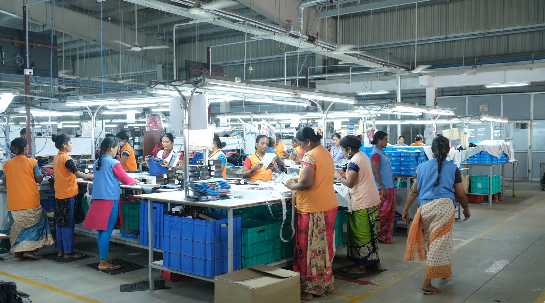 Women working in a factory