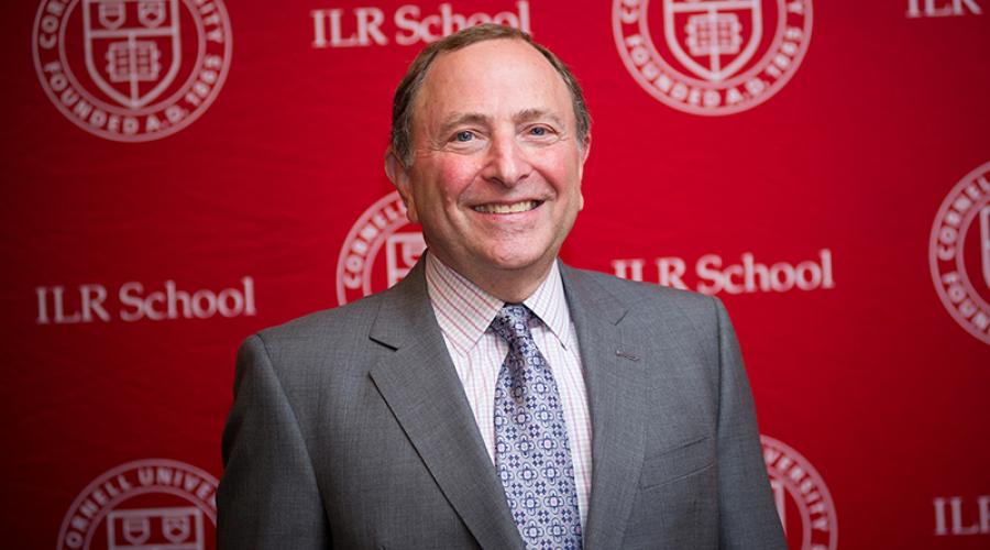 National Hockey League Commissioner Gary Bettman '74 - Hockey Hall of Fame Inductee