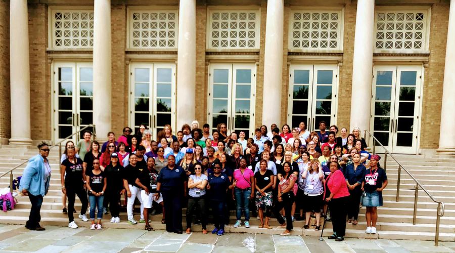 Group photograph of students and faculty at the UALE Summer School. 