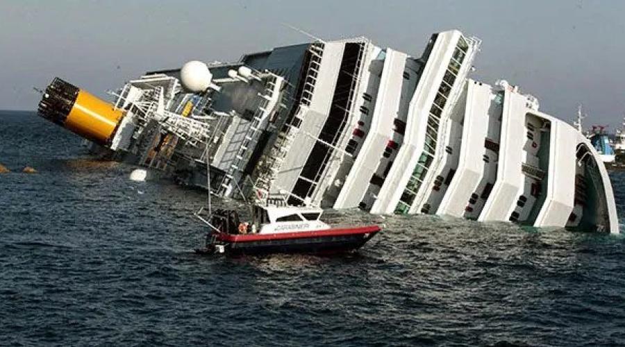 sinking ship