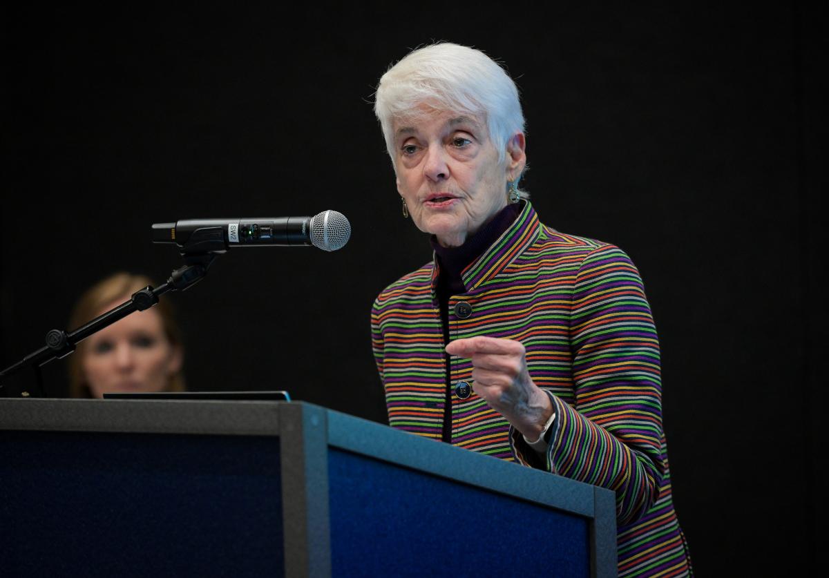 Susanne Bruyère speaking 