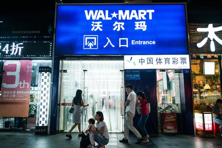 A Walmart store in Shenzhen, China, where the company opened its first store in the country two decades ago. Some of Walmart’s workers in Shenzhen recently filed a lawsuit demanding back pay. Lam Yik Fei for The New York Times