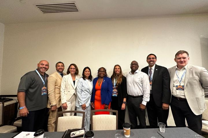 A group photo of the panelists