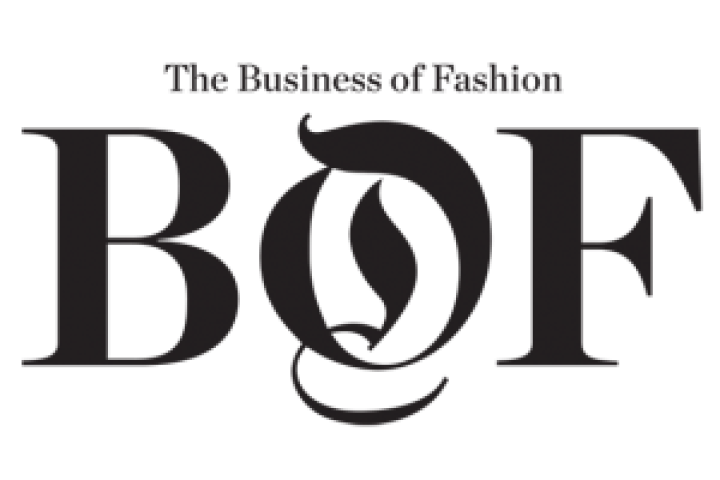 Black text, with "The Business of Fashion" in smaller font over "BOF" in larger, more stylized font