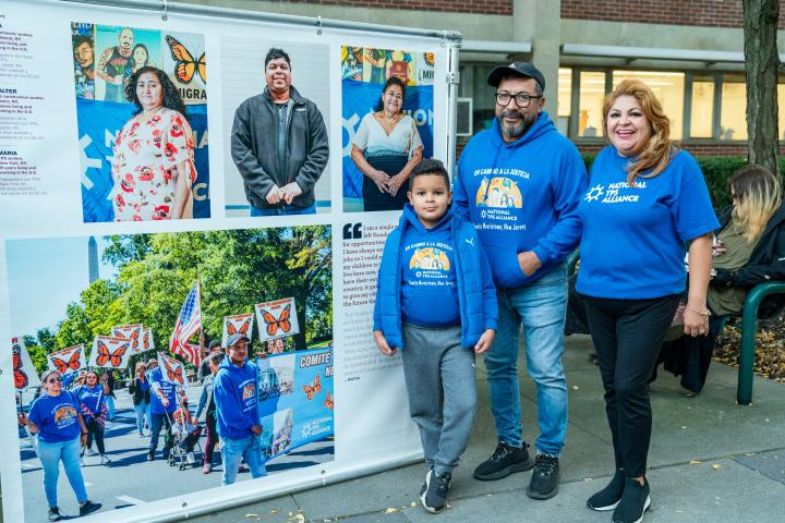 TPS family at exhibit in NJ
